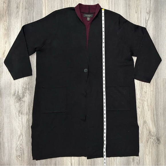 Paul Costelloe Black Label Merino Wool Blend Long Sleeve Duster Sweater Size 2X - Picture 3 of 7